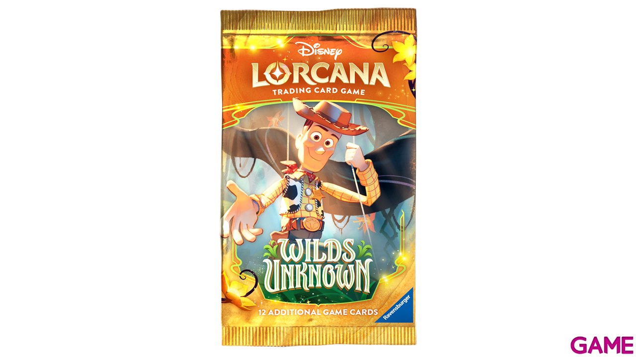 Sobre de cartas Disney Lorcana Wilds Unknown Booster Pack (Inglés)-1