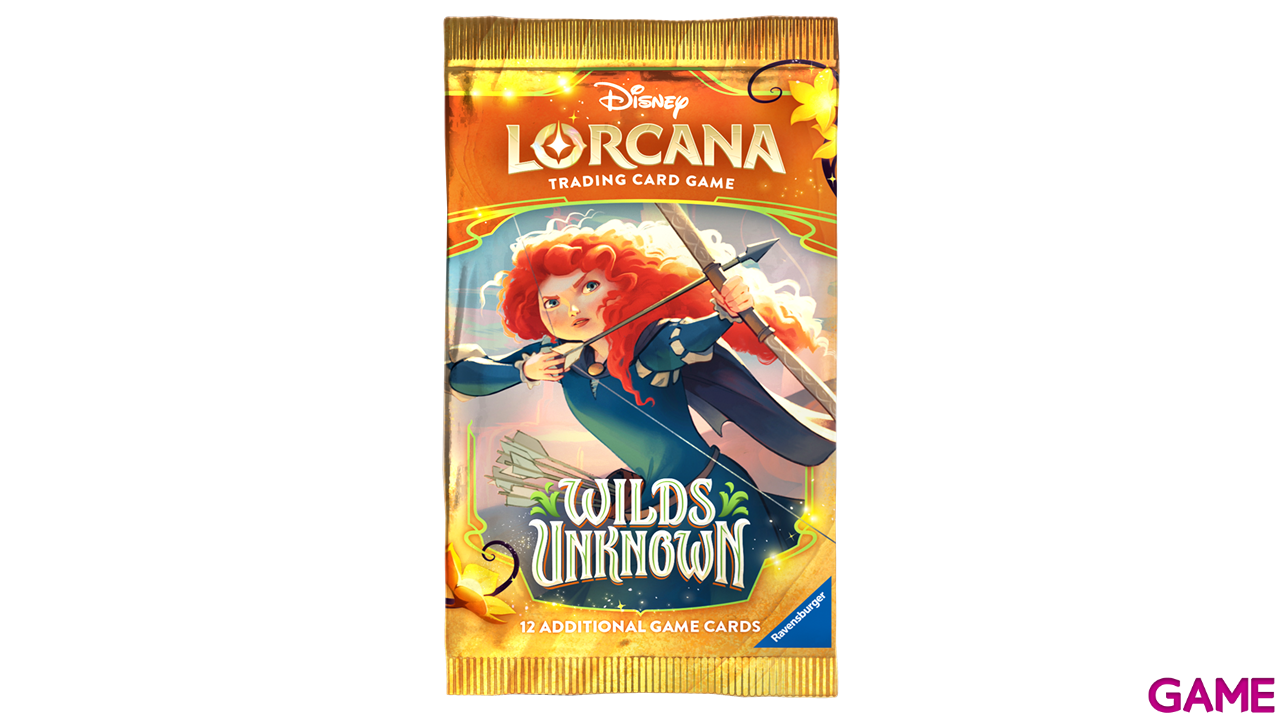 Sobre de cartas Disney Lorcana Wilds Unknown Booster Pack (Inglés)-2