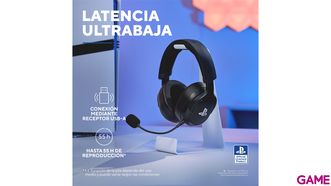Trust GXT499 Forta Wireless Black PC - PS5 - PS4 - Movil - Licencia PlayStation - Auriculares Gaming-11