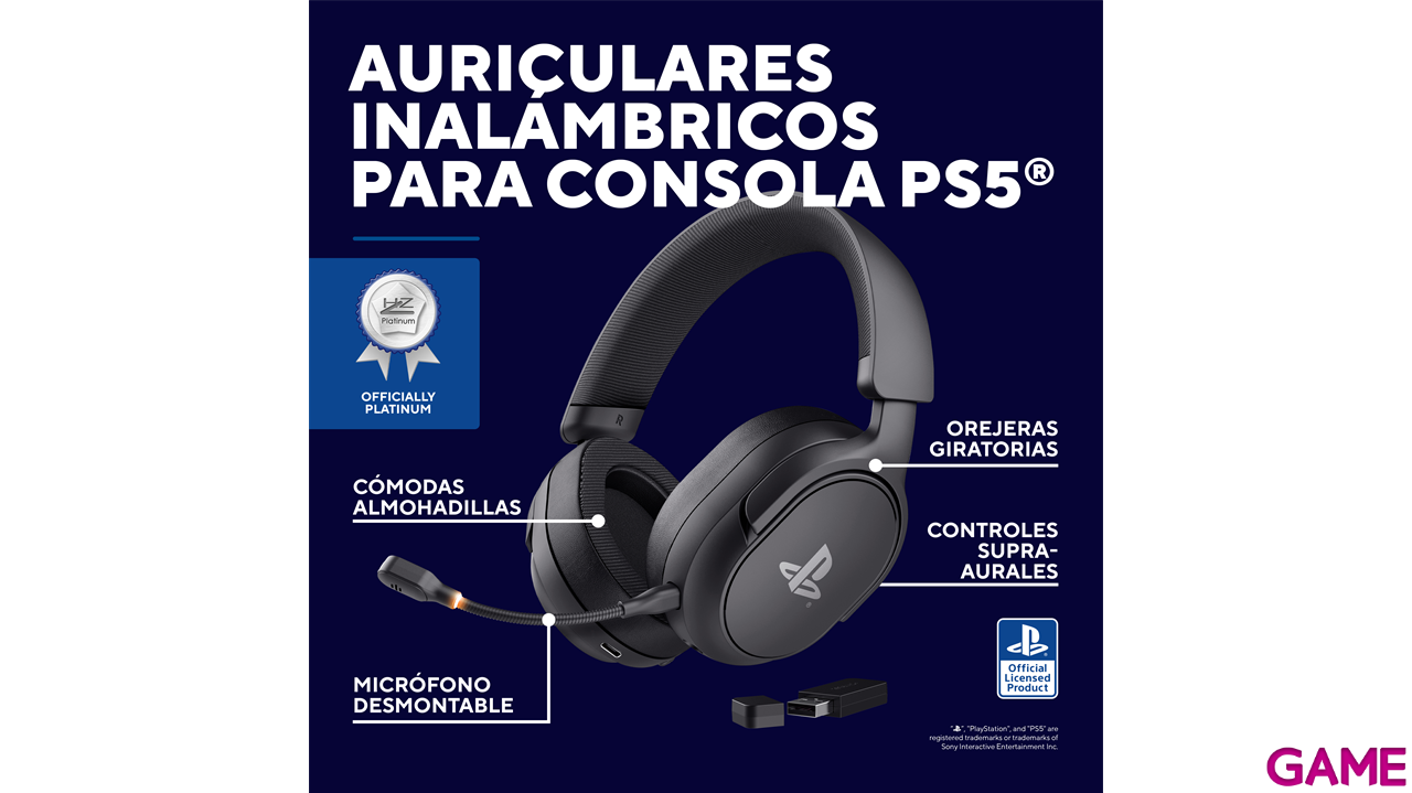 Trust GXT499 Forta Wireless Black PC - PS5 - PS4 - Movil - Licencia PlayStation - Auriculares Gaming-17