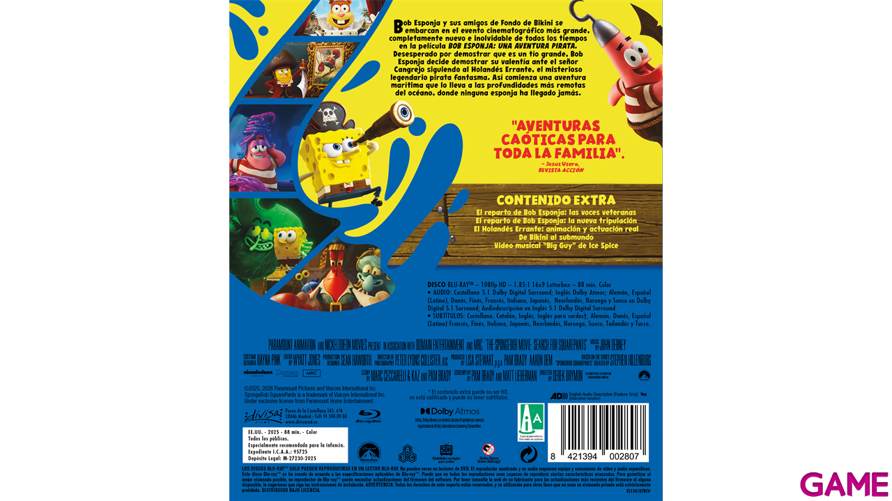 Bob Esponja Una Aventura Pirata-0