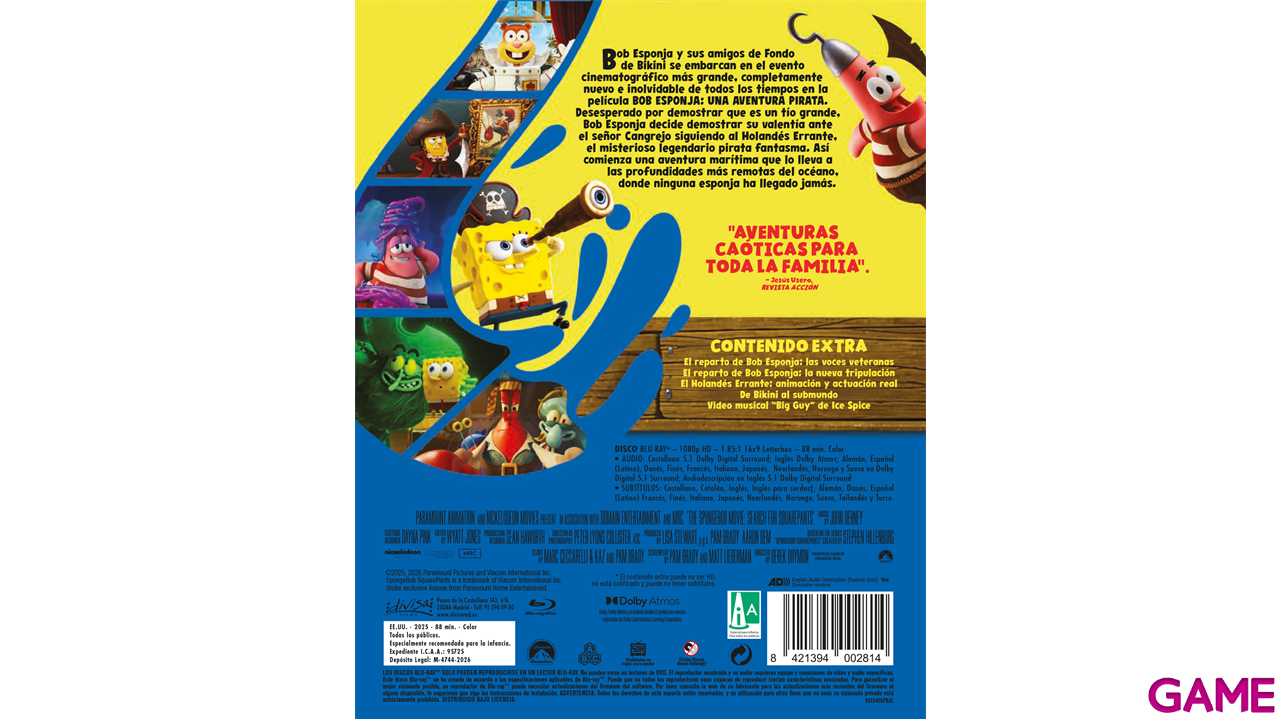 Bob Esponja Una Aventura Pirata Edición Steelbook-1