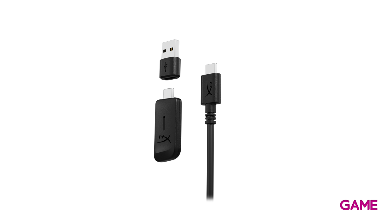 HyperX Cloud Flight 2 Wireless Bluetooth RGB Negro PC- PS5 - PS4 - NSW - Movil - Auriculares Gaming-1