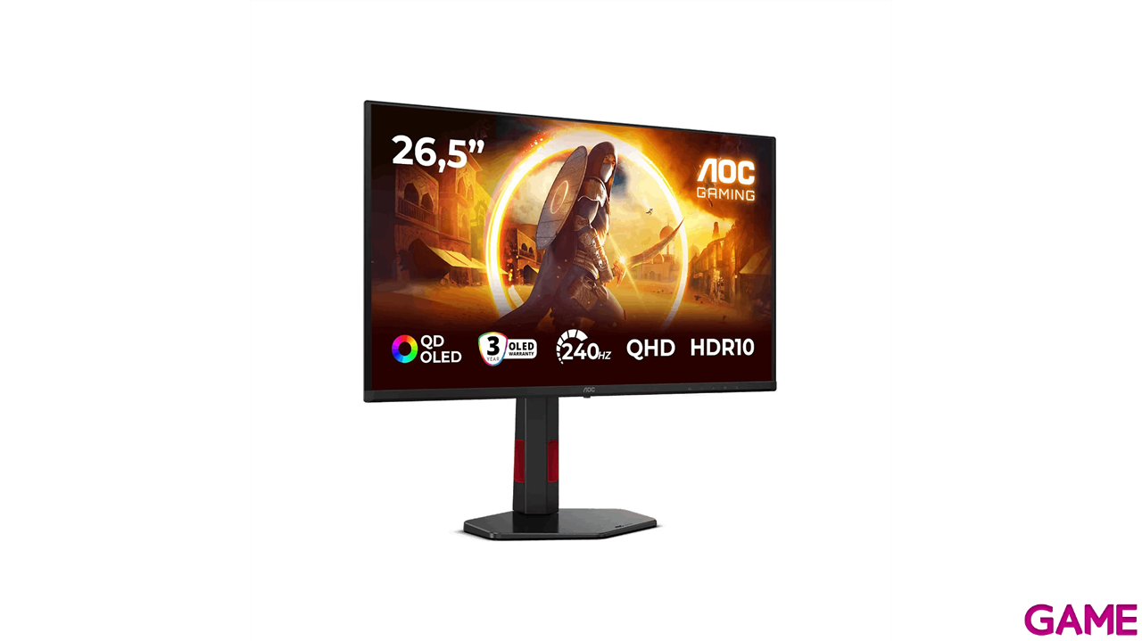 AOC G4 Q27G4ZDR - 27´´ - QD-OLED - 2K QHD - 240Hz - Monitor Gaming-5