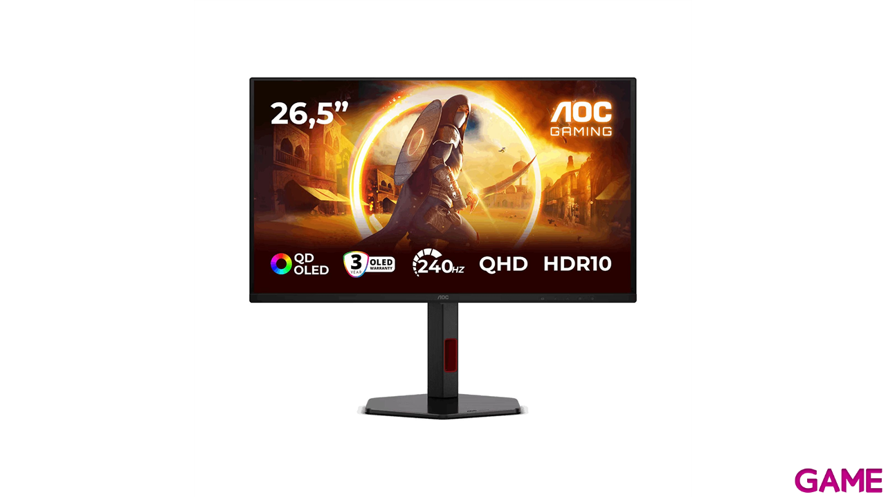 AOC G4 Q27G4ZDR - 27´´ - QD-OLED - 2K QHD - 240Hz - Monitor Gaming-6