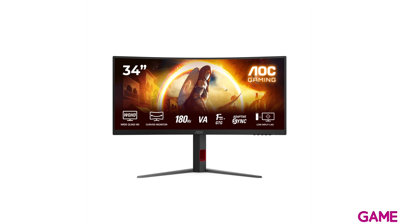 AOC G4 CU34G4 34´´ - Fast VA - 2K WQHD - 180Hz - 21:9 1500R - Monitor Gaming-7