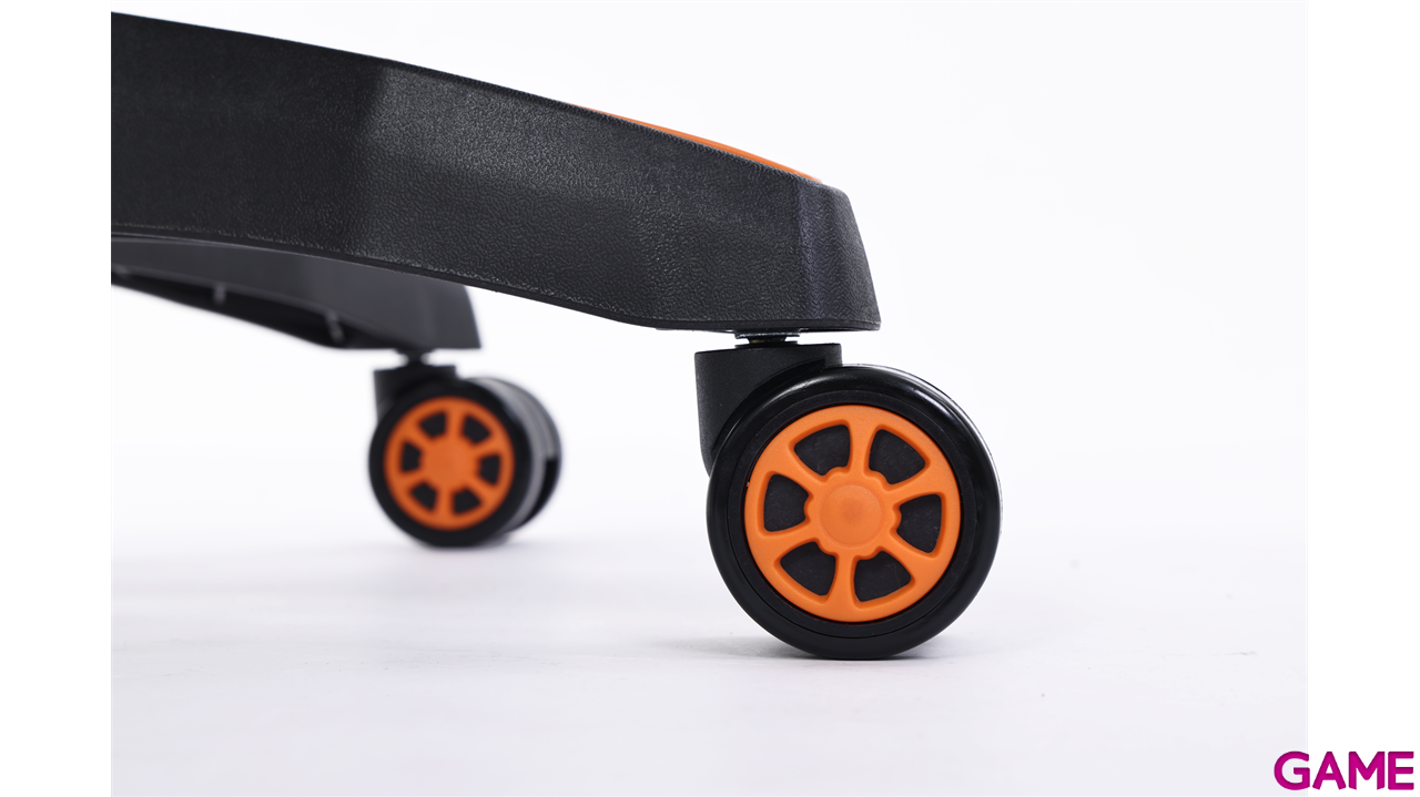 GAME GT1 Silla Gaming Ergonomica 2 cojines Reclinable 135º  Negro-Naranja-1