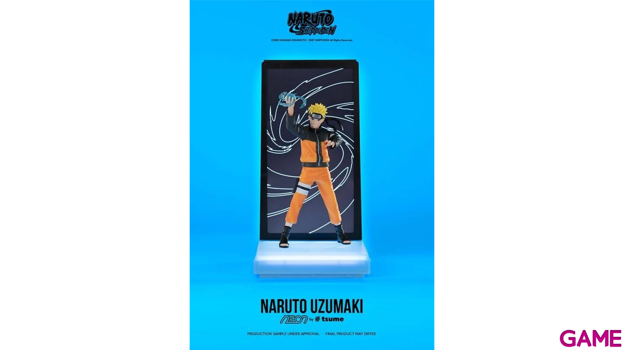 Figura con vitrina e iluminación LED Neon By Tsume Naruto Uzumaki-0