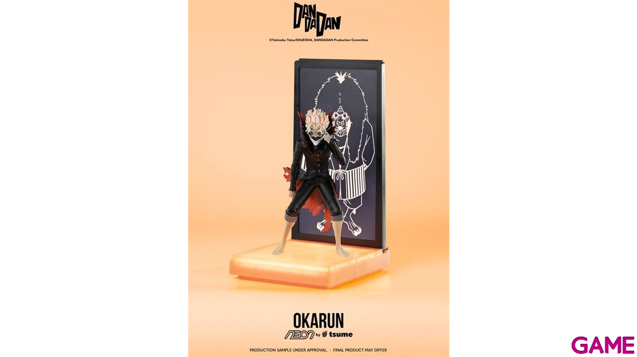 Figura con vitrina e iluminación LED Neon By Tsume Okarun-1