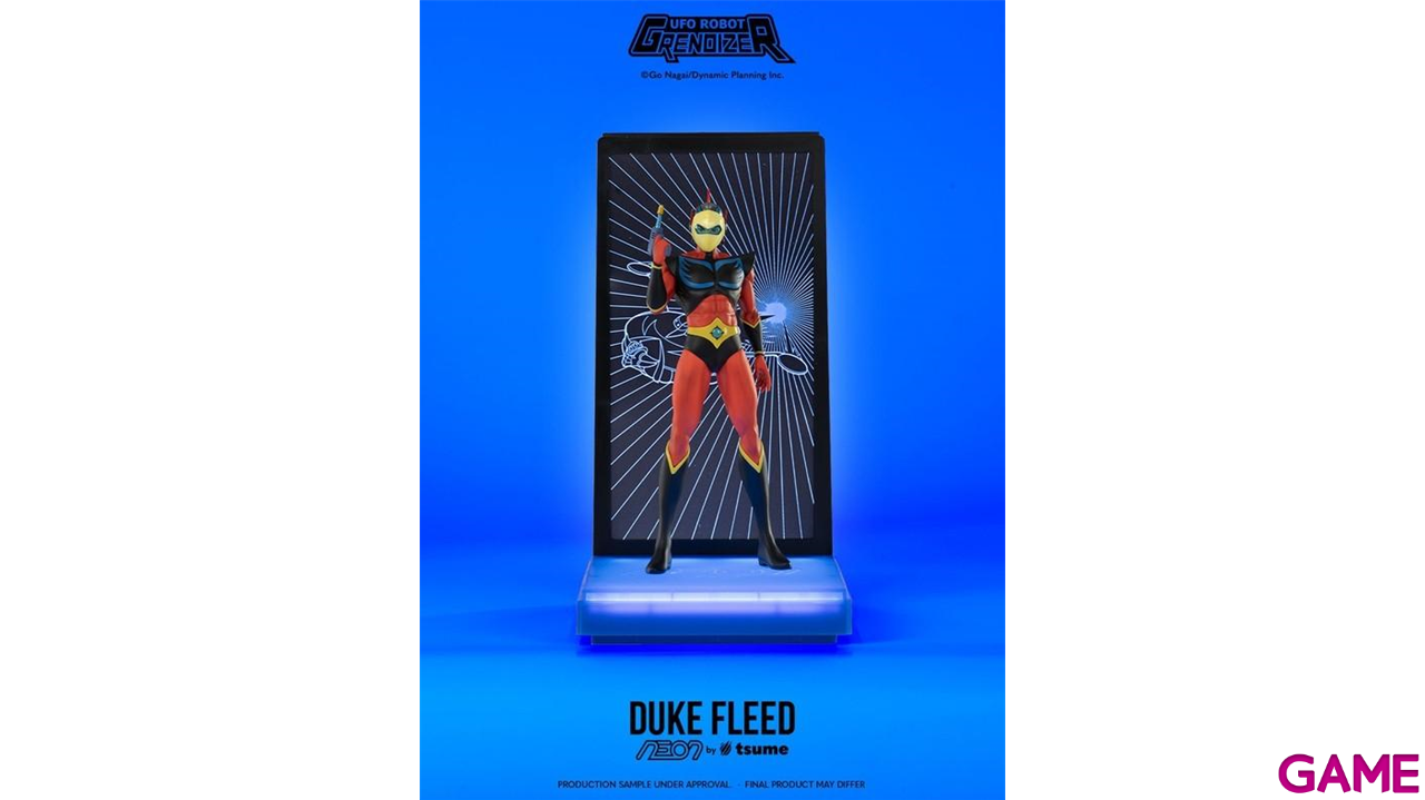 Figura con vitrina e iluminación LED Neon By Tsume Duke Fleed-3