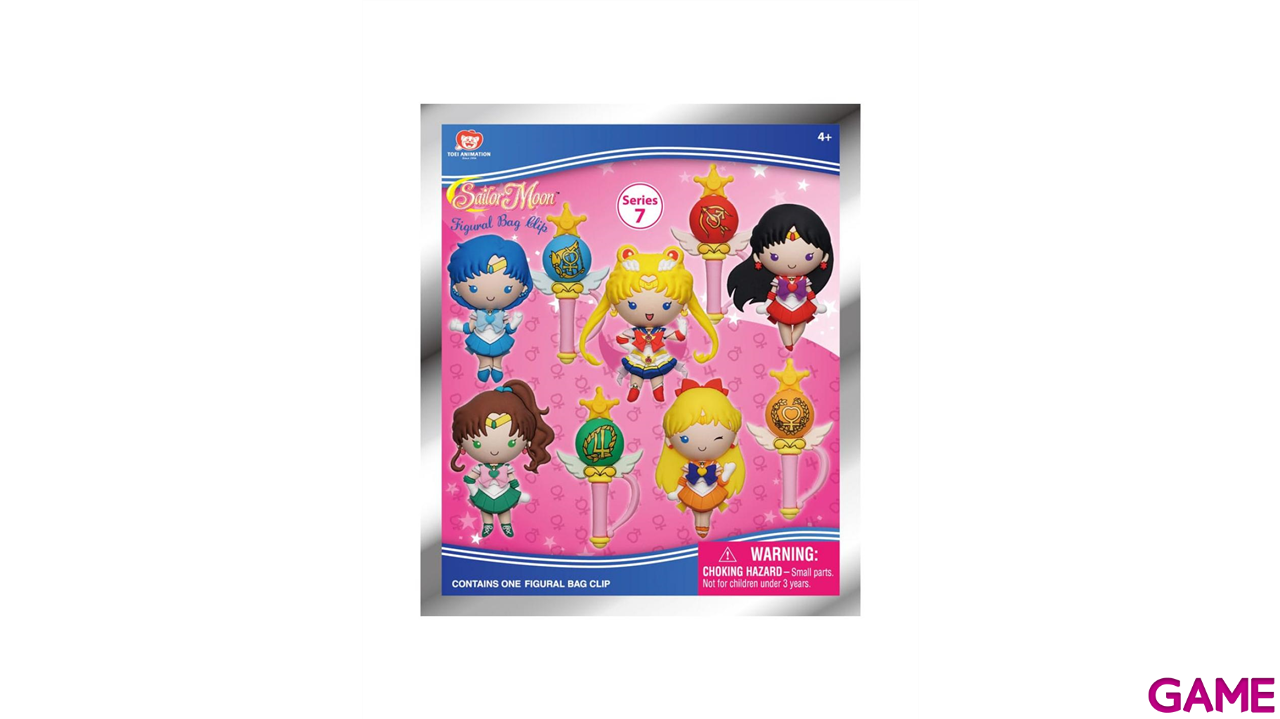 Colgante 3D Sailor Moon 3D Foam Bag Clip, Series  7 para mochilas y bolsos (surtido)-1