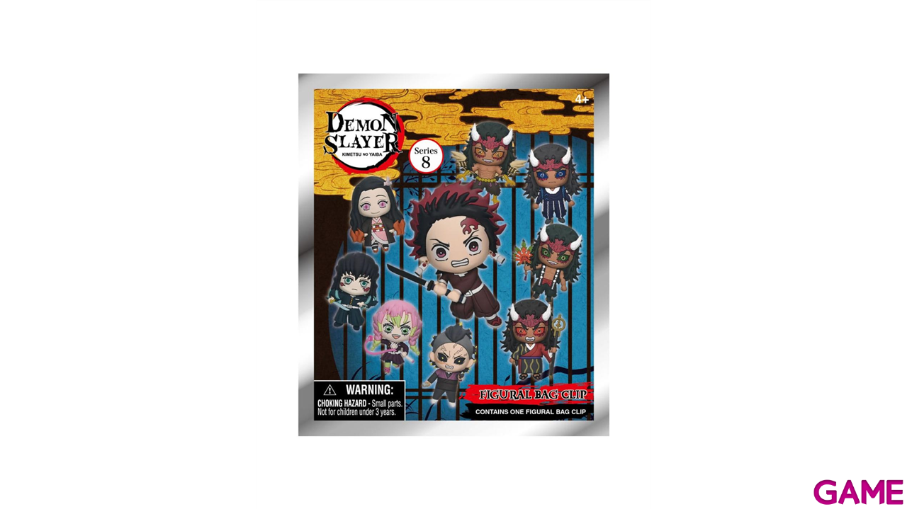Colgante 3D Demon Slayer (Temporada 3) Series 8 para mochilas y bolsos (surtido)-0