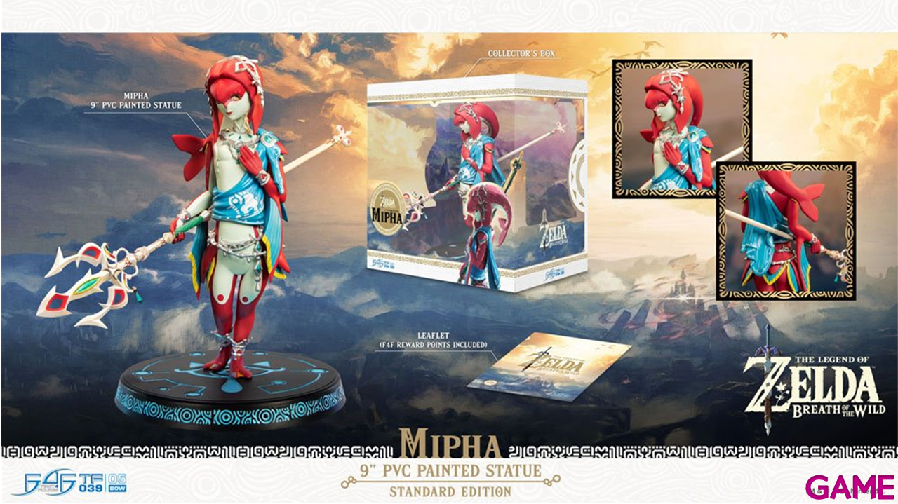 Figura The Legend of Zelda Breath of the Wild Mipha de 21 cm-7