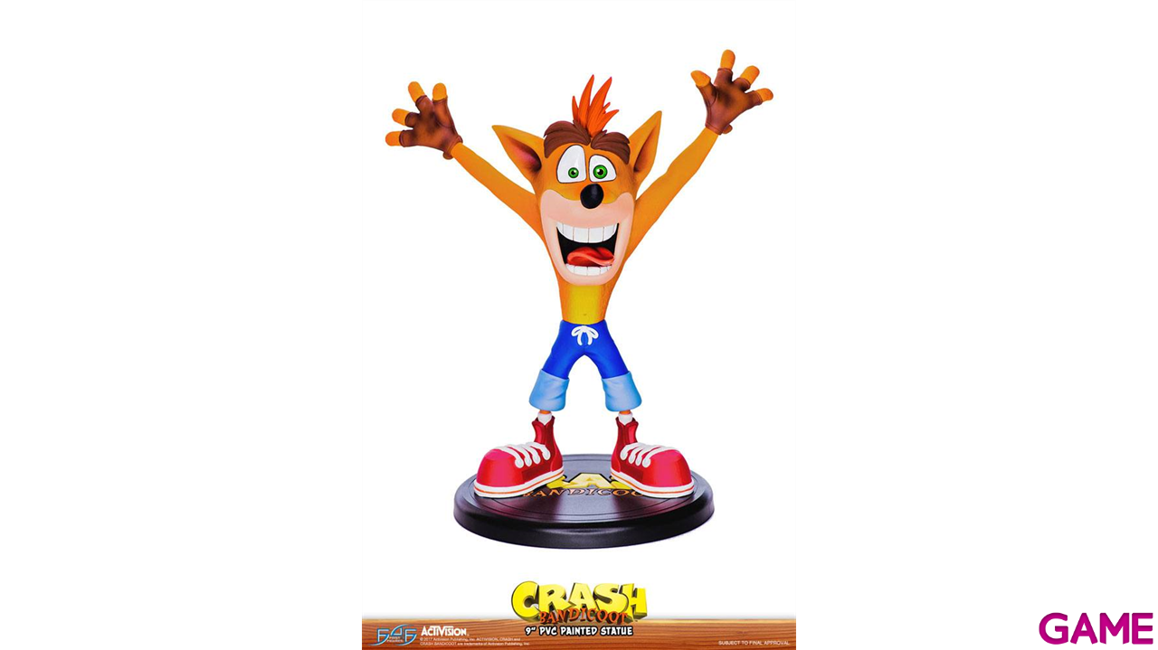 Figura Crash Bandicoot N. Sane Trilogy Crash Bandicoot de 23 cm-0