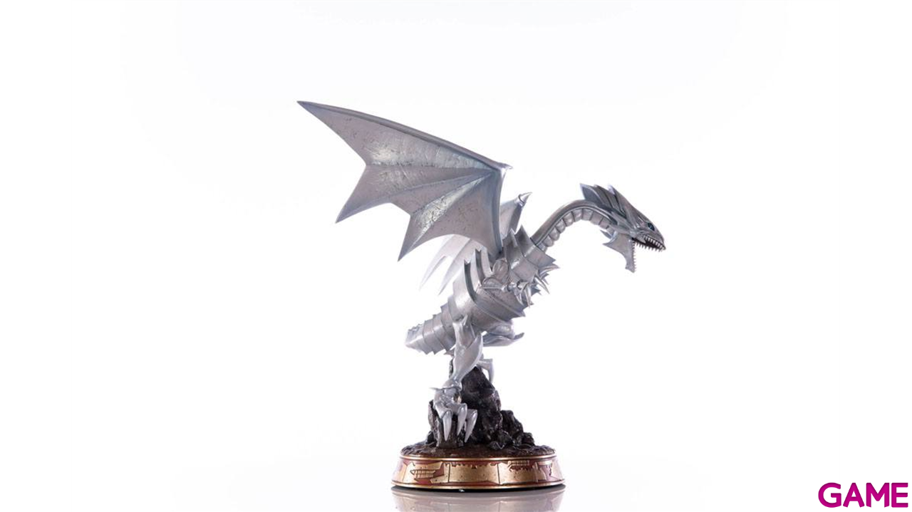 Figura Yu-Gi-Oh! Blue-Eyes White Dragon White Edition de 35 cm-3