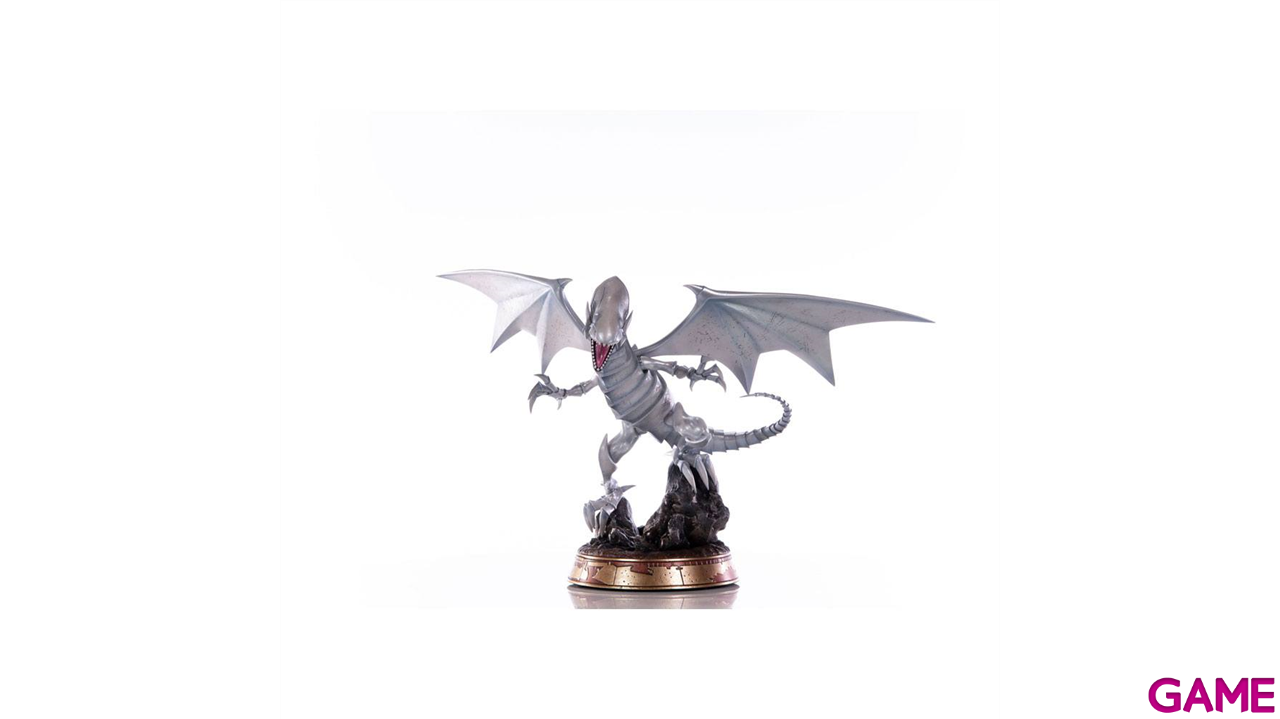Figura Yu-Gi-Oh! Blue-Eyes White Dragon White Edition de 35 cm-5