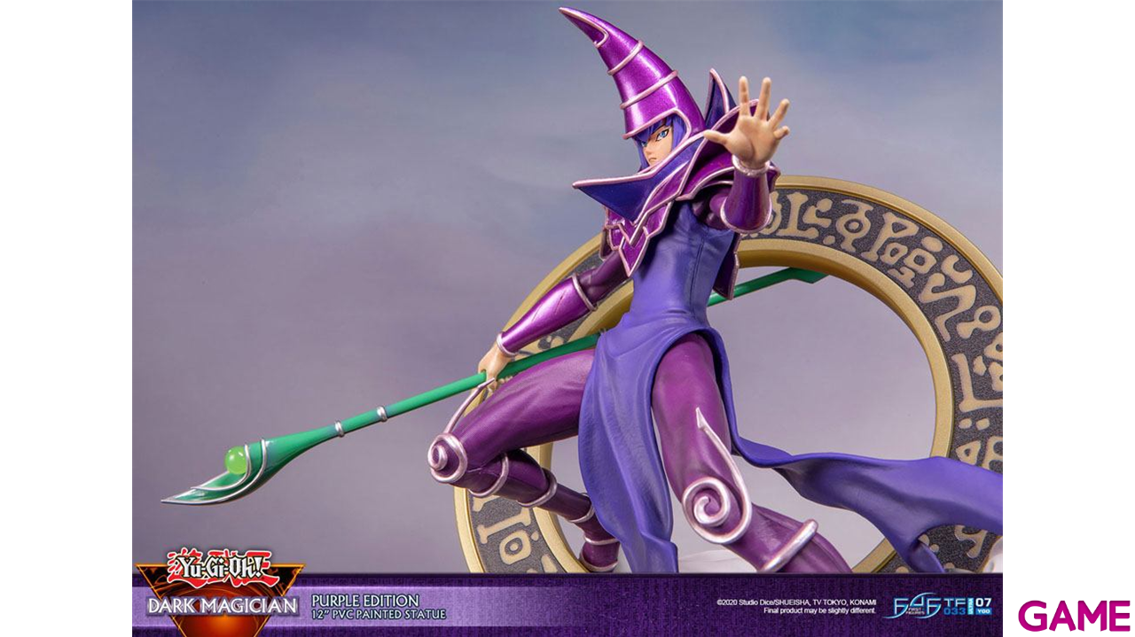Figura Yu-Gi-Oh! Dark Magician Purple Version de 29 cm-1