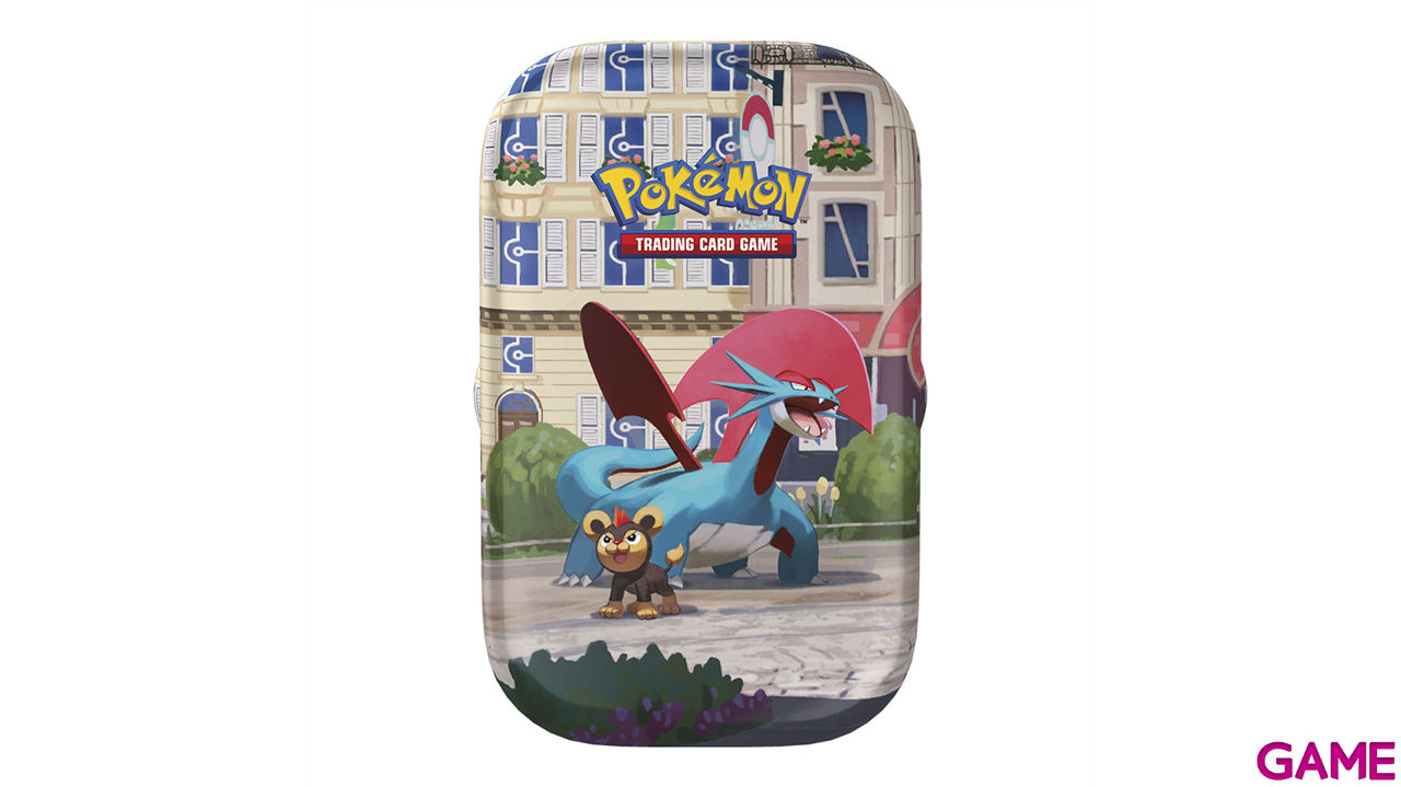 Mini Lata de cartas Pokemon Ciudad Luminalia (Castellano) (surtido)-0