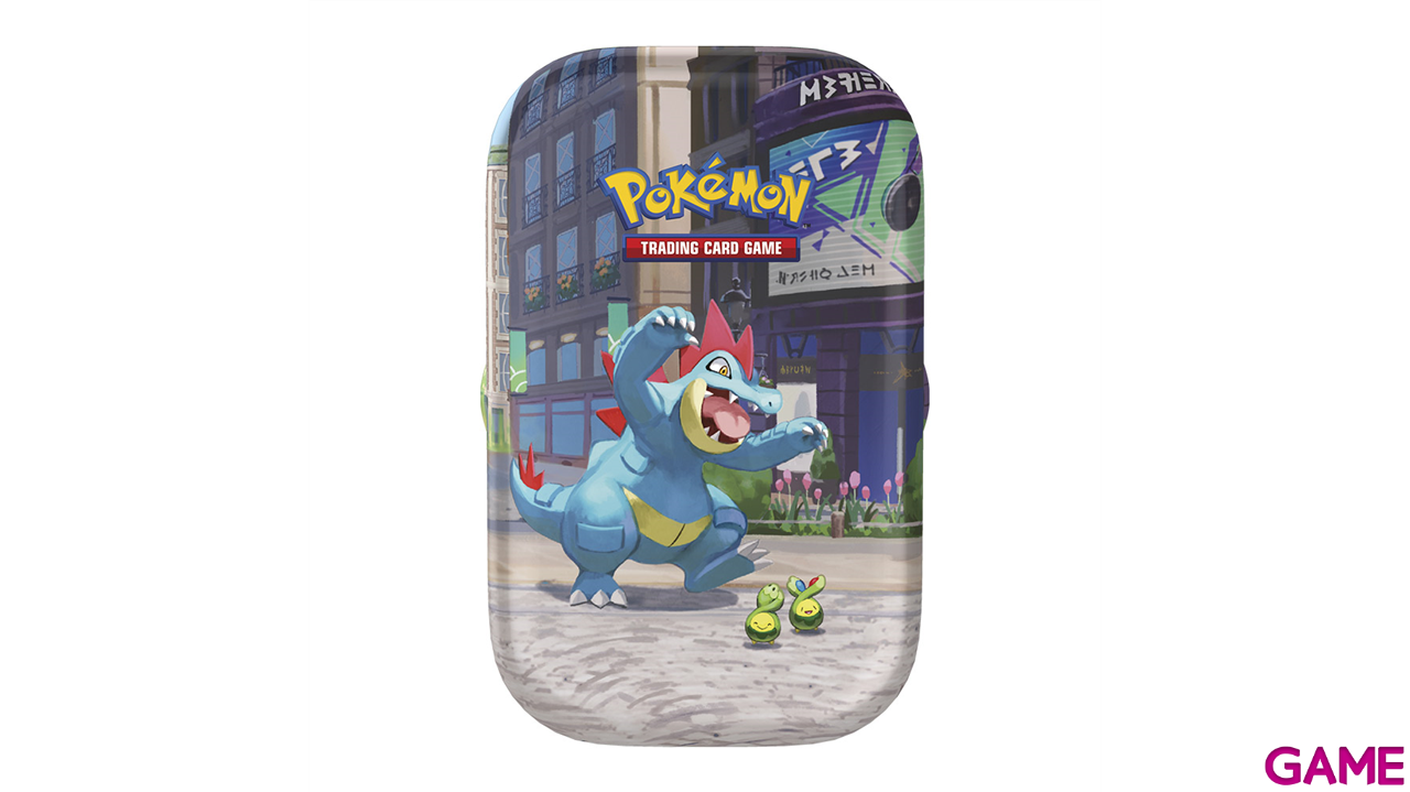 Mini Lata de cartas Pokemon Ciudad Luminalia (Castellano) (surtido)-3