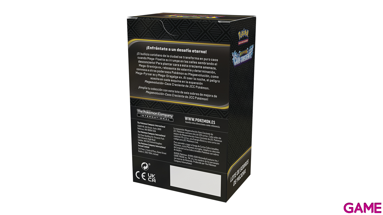 Pokémon TCG Caja Booster Bundle Caos Creciente-1