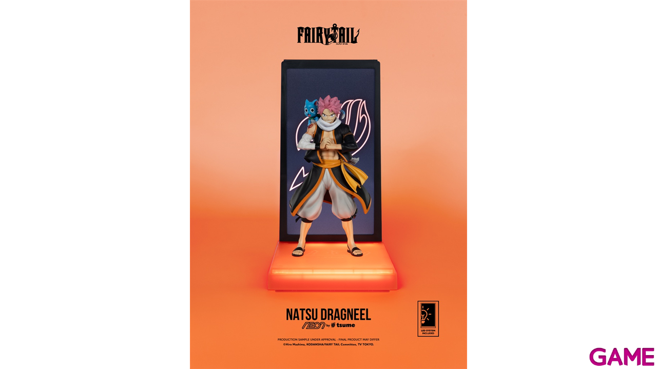 Figura con vitrina e iluminación LED Neon By Tsume Natsu Deagneel-0