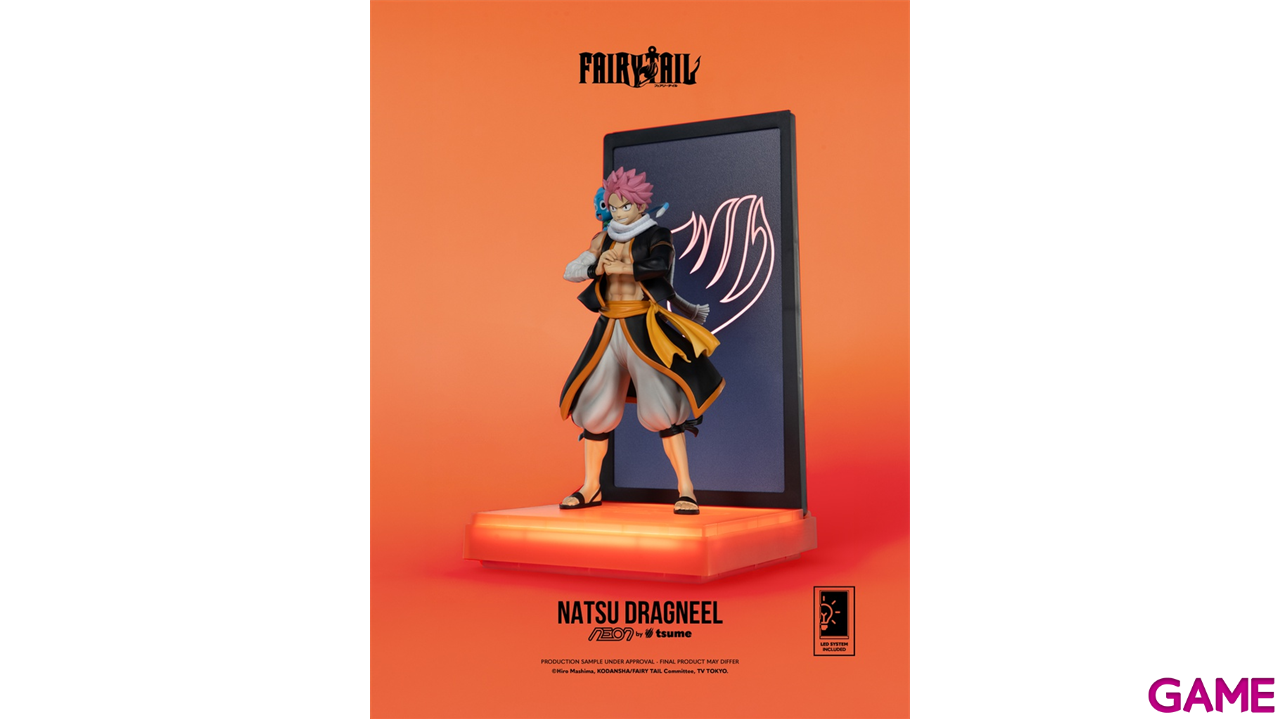 Figura con vitrina e iluminación LED Neon By Tsume Natsu Deagneel-1