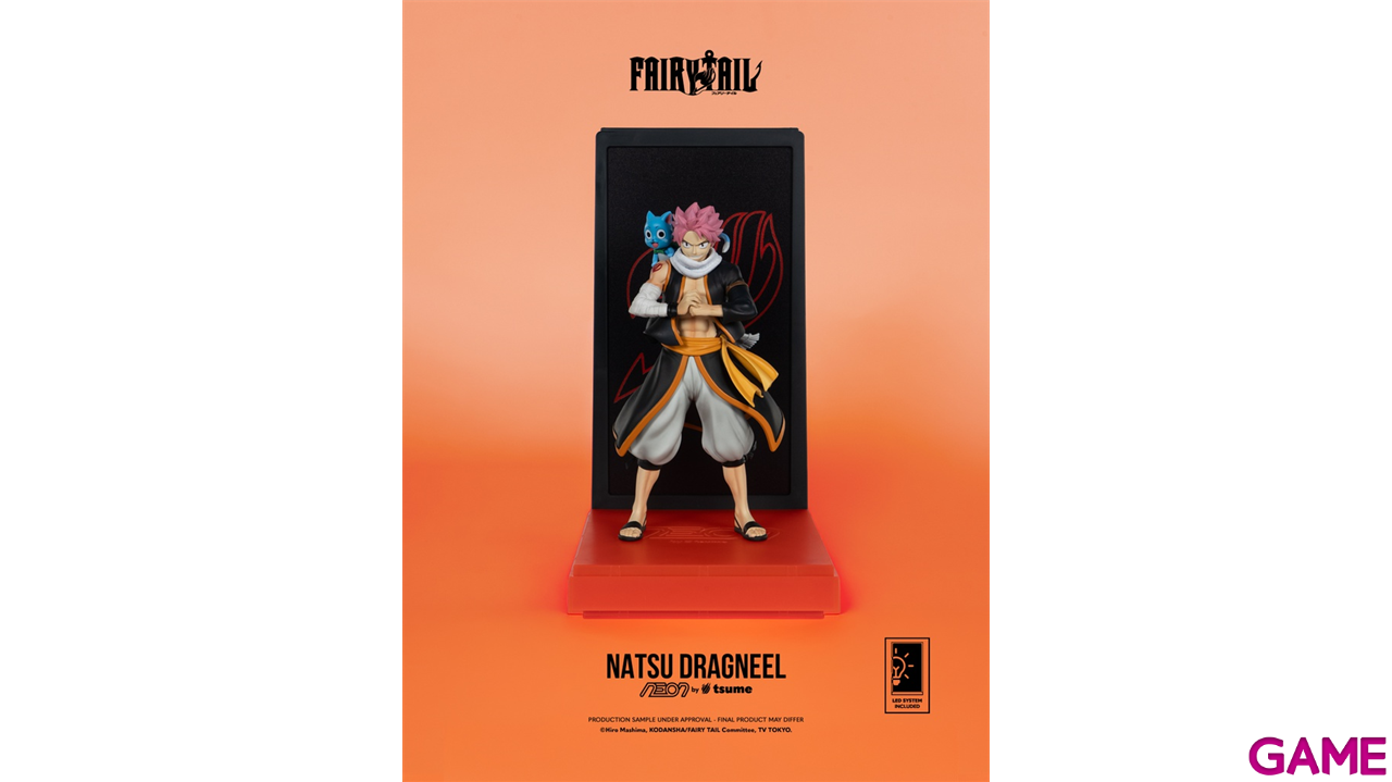 Figura con vitrina e iluminación LED Neon By Tsume Natsu Deagneel-4