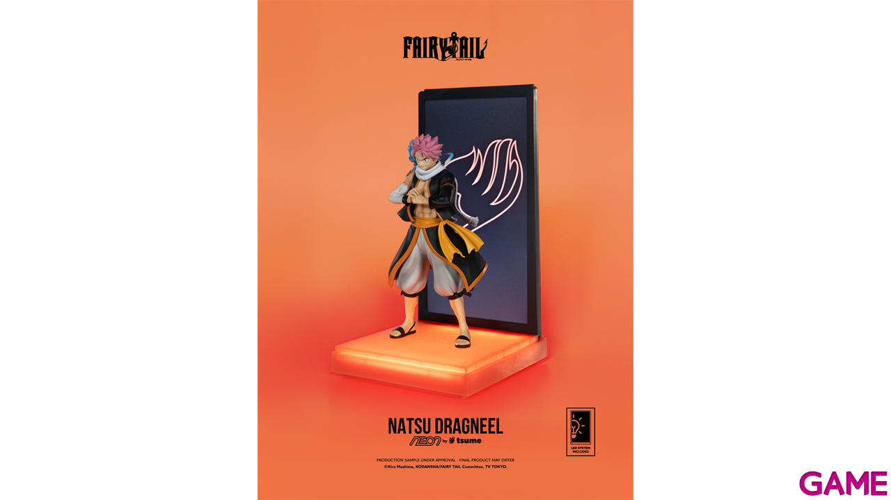 Figura con vitrina e iluminación LED Neon By Tsume Natsu Deagneel-5