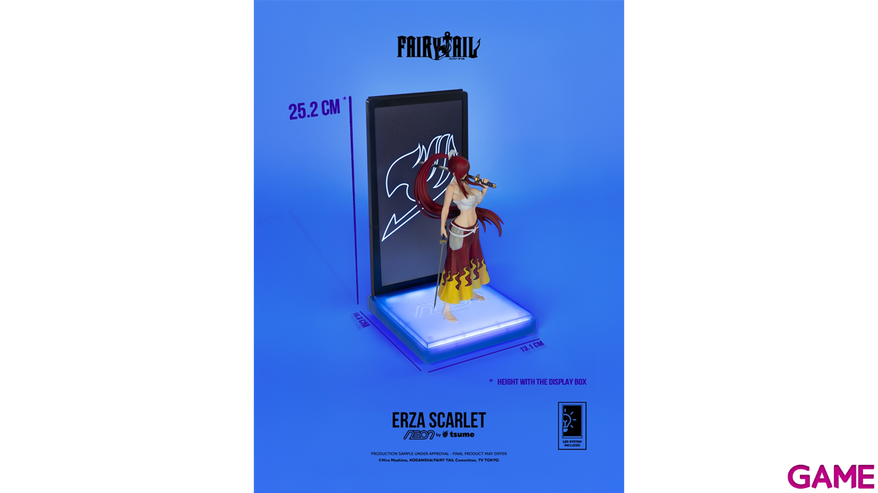 Figura con vitrina e iluminación LED Neon By Tsume Erza Scarlet-0