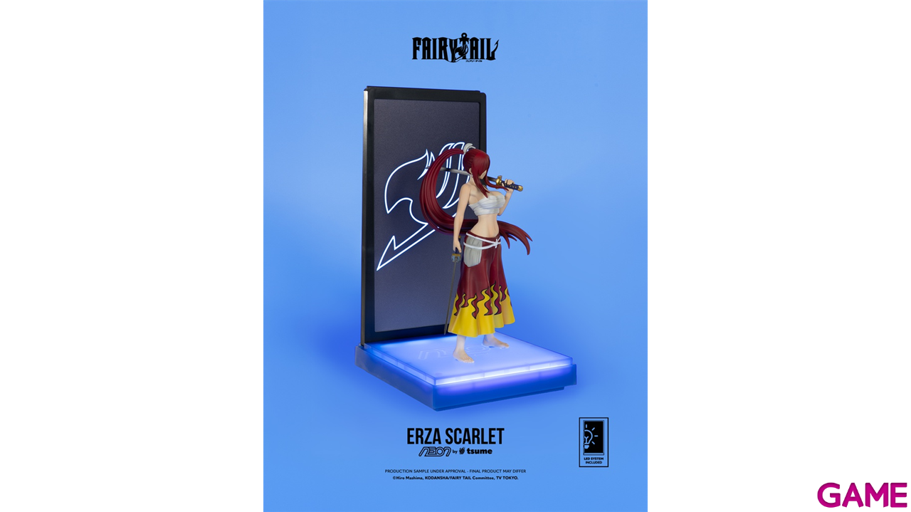 Figura con vitrina e iluminación LED Neon By Tsume Erza Scarlet-3
