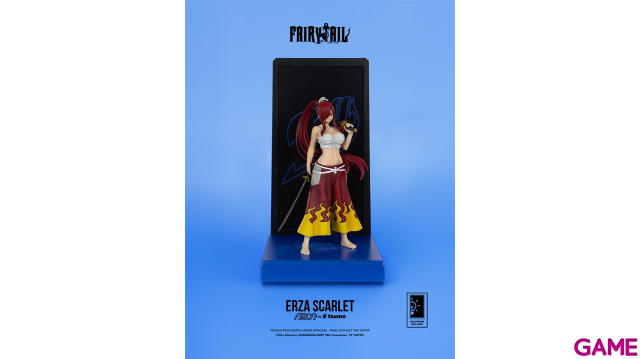 Figura con vitrina e iluminación LED Neon By Tsume Erza Scarlet-4