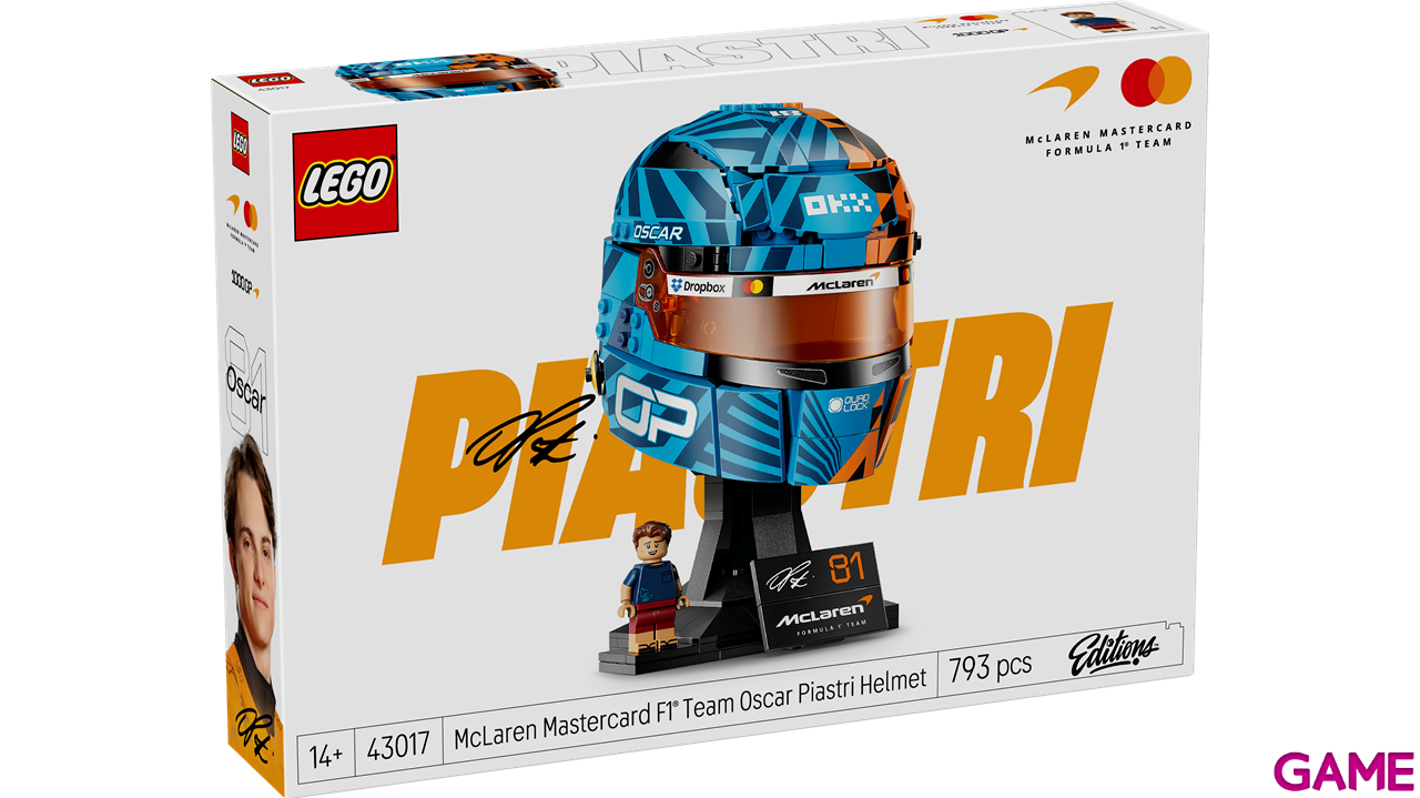 LEGO Editions McLaren Mastercard F1 Team: Casco de Oscar Piastri-5