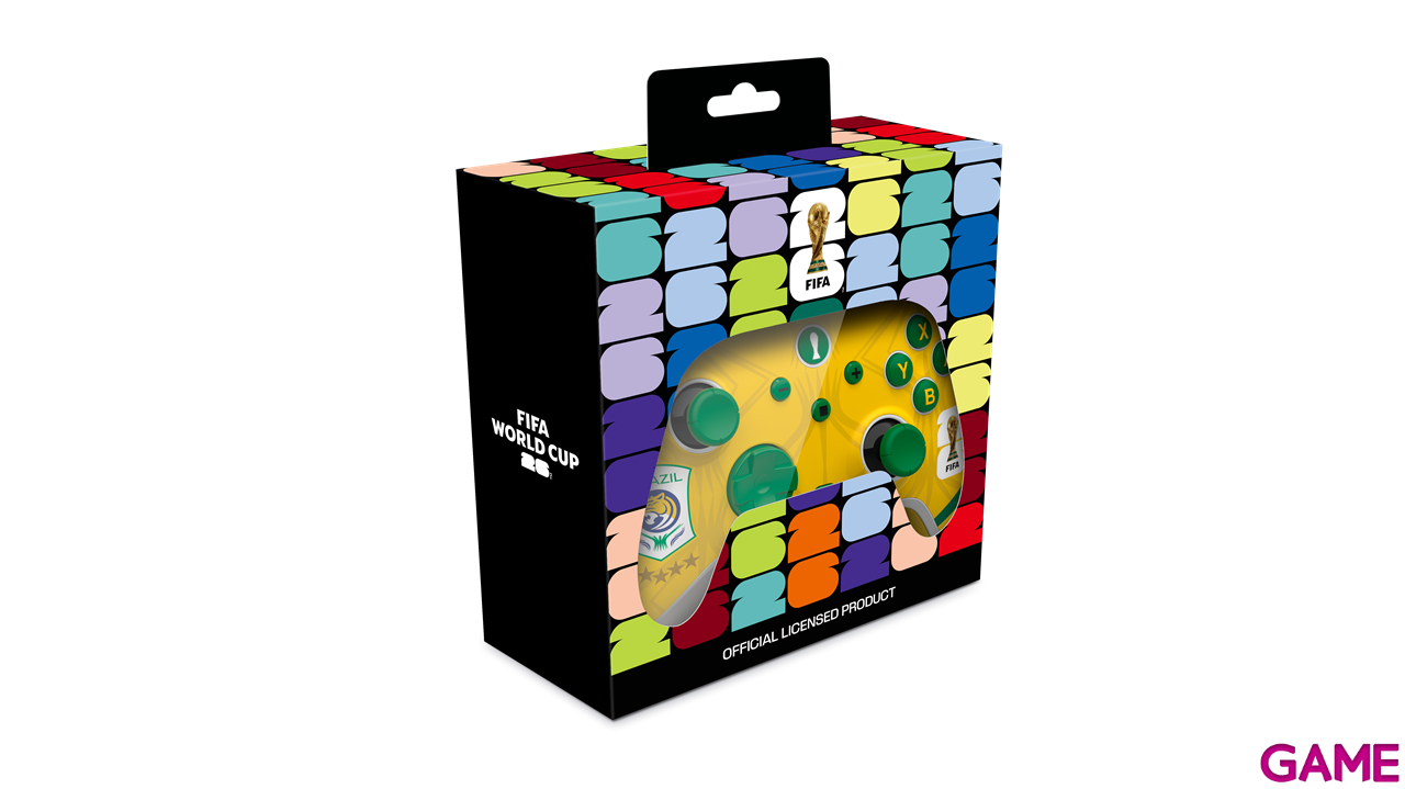 DragonShock Aurora Plus Bluetooth Licenciado World Cup 26 - Brasil - PC - Switch - Android - iOs - Controller-1