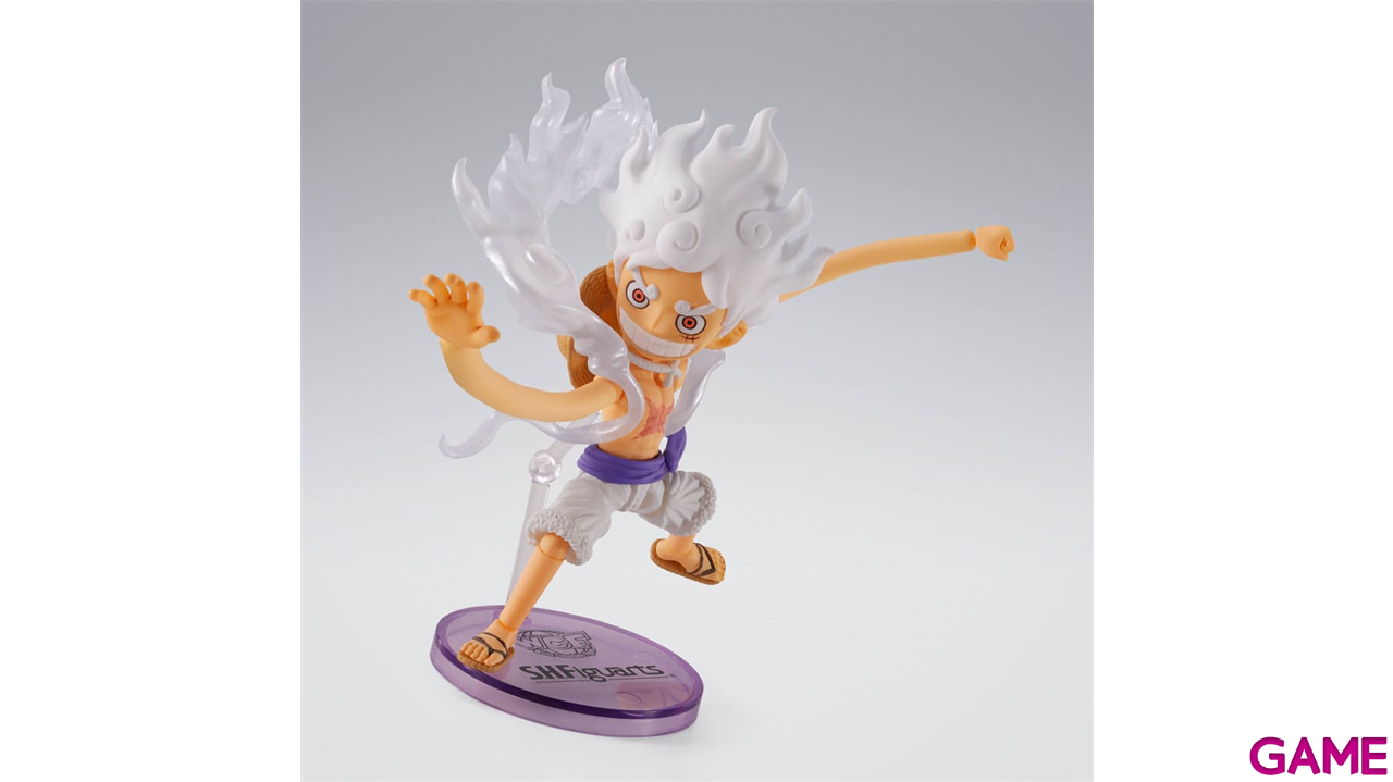 Figura One Piece World Collactable Figures S.H. Figuarts Action Figure Monkey D. Luffy Gear 5 de 8 cm-1