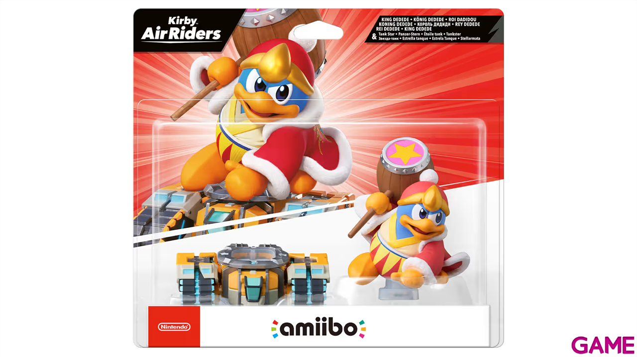 Figura amiibo Rey Dedede y Tank Star-0