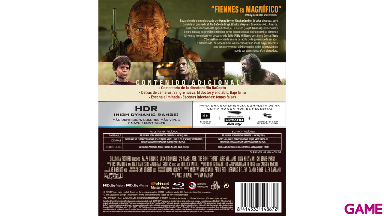 28 Años Después - El Templo de los Huesos 4K + BD-0