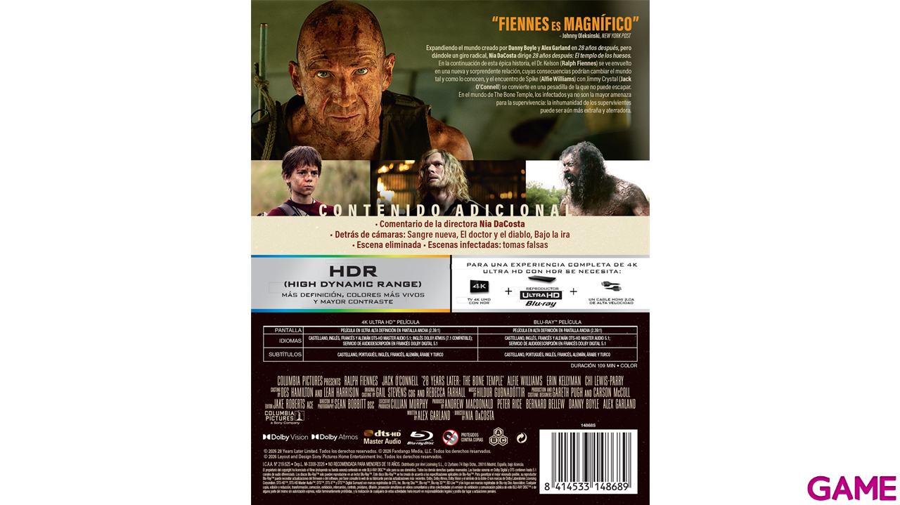 28 Años Después - El Templo de los Huesos 4K + BD Ed. Steelbook-0