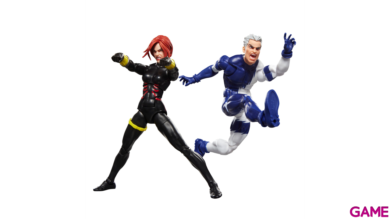 Pack de 2 figuras Marvel Avengers Black Widow & Quicksilver Marvel Legend Series de 15 cm-7