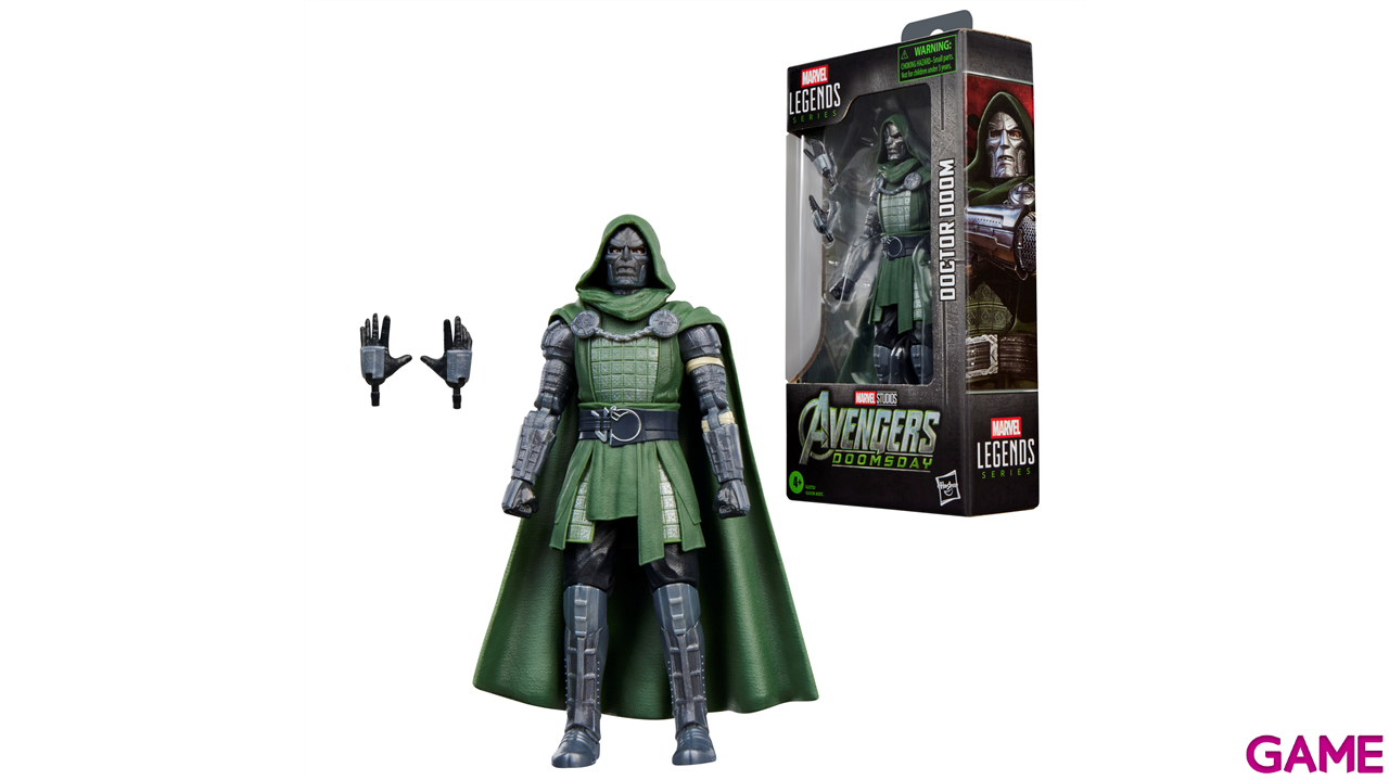 Figura Marvel Doctor Doom Marvel Legends Series Avengers: Doomsday de 15 cm-2