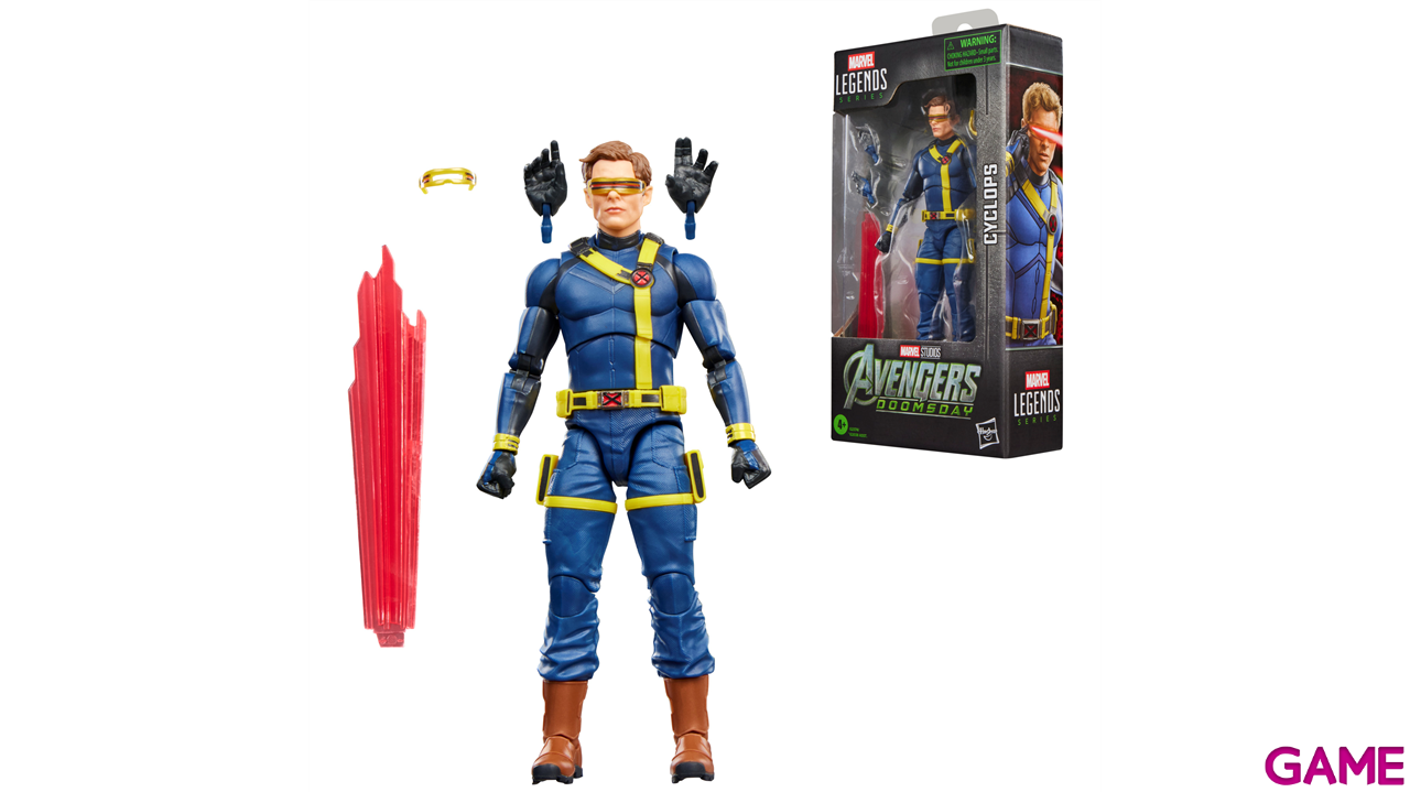 Figura Marvel Cyclops Marvel Legends Series Avengers: Doomsday de 15 cm-8