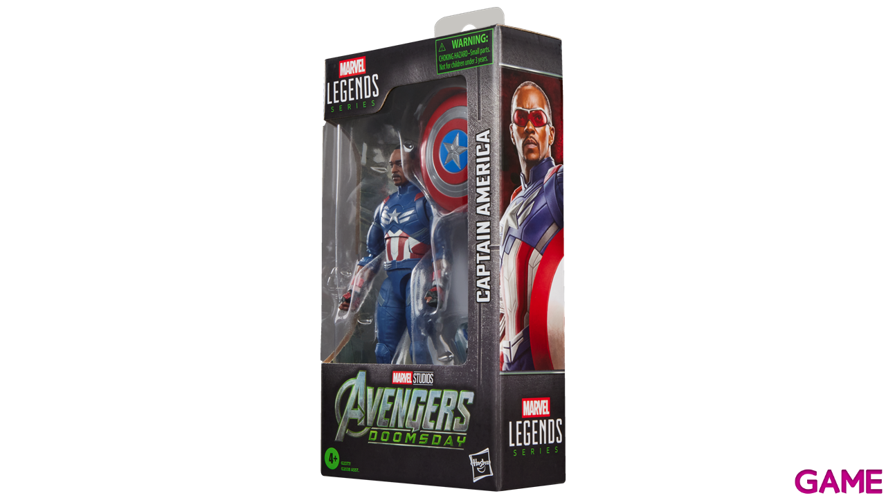 Figura Marvel Capitan America Marvel Legends Series Avengers: Doomsday de 15 cm-1