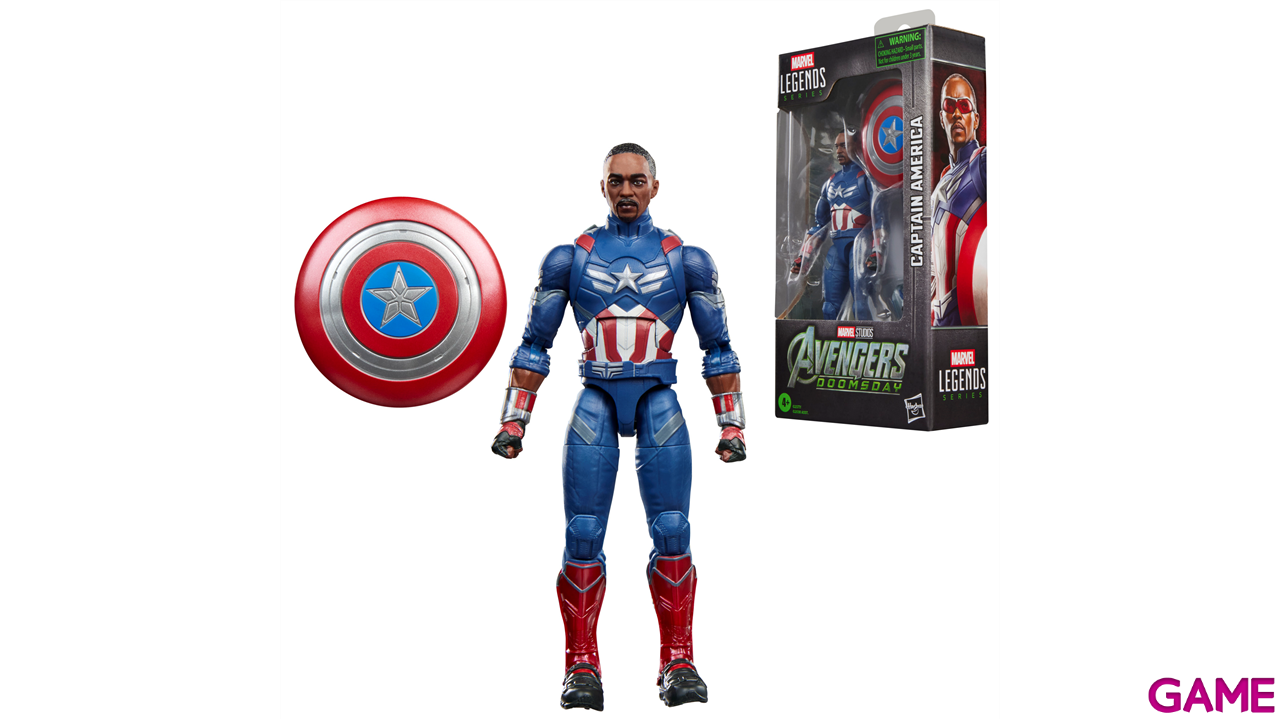 Figura Marvel Capitan America Marvel Legends Series Avengers: Doomsday de 15 cm-6