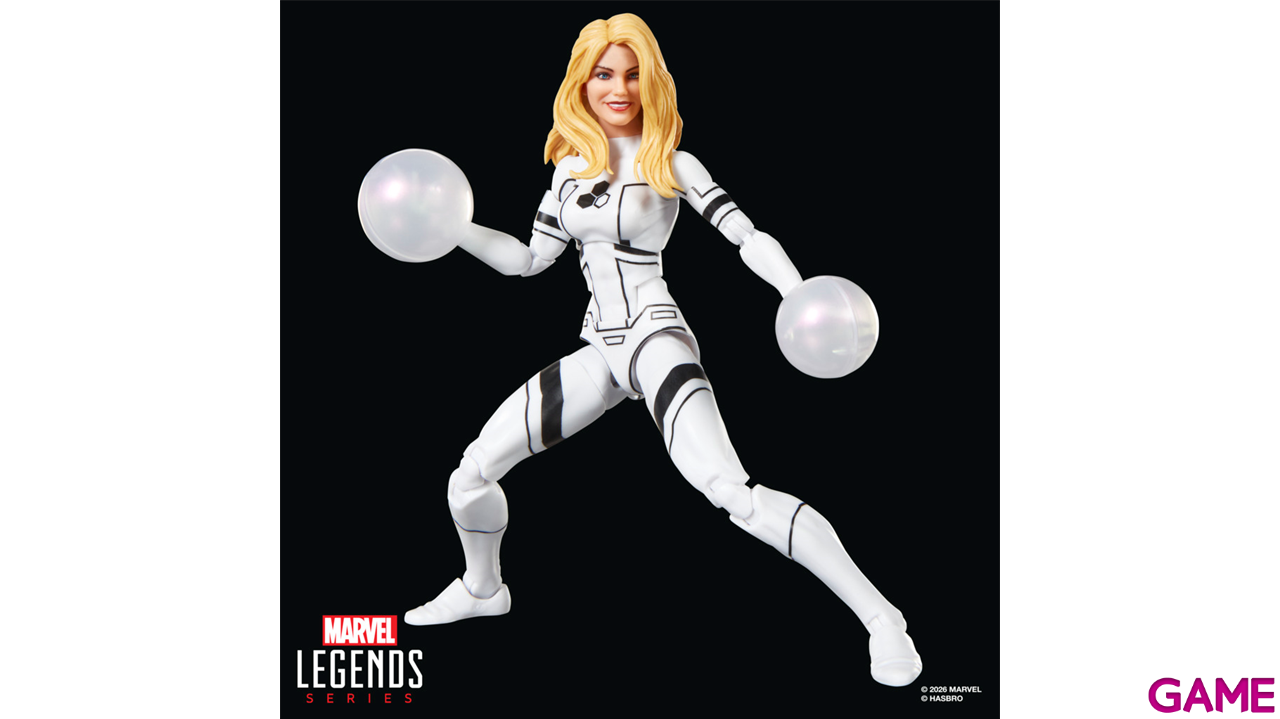 Pack de 2 figuras Marvel Future Foundation The Thing & Invisible Woman Marvel Legends Series de 15 cm-1