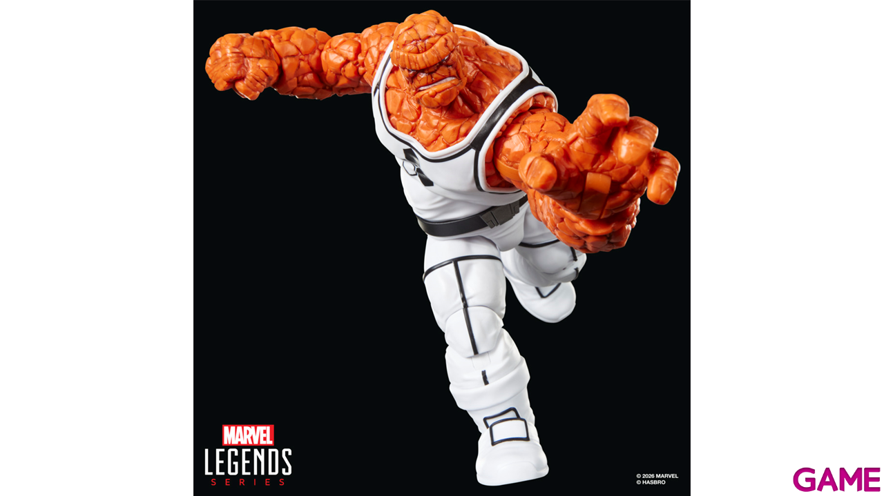 Pack de 2 figuras Marvel Future Foundation The Thing & Invisible Woman Marvel Legends Series de 15 cm-5