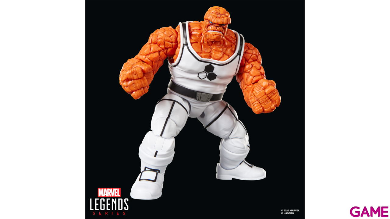 Pack de 2 figuras Marvel Future Foundation The Thing & Invisible Woman Marvel Legends Series de 15 cm-6