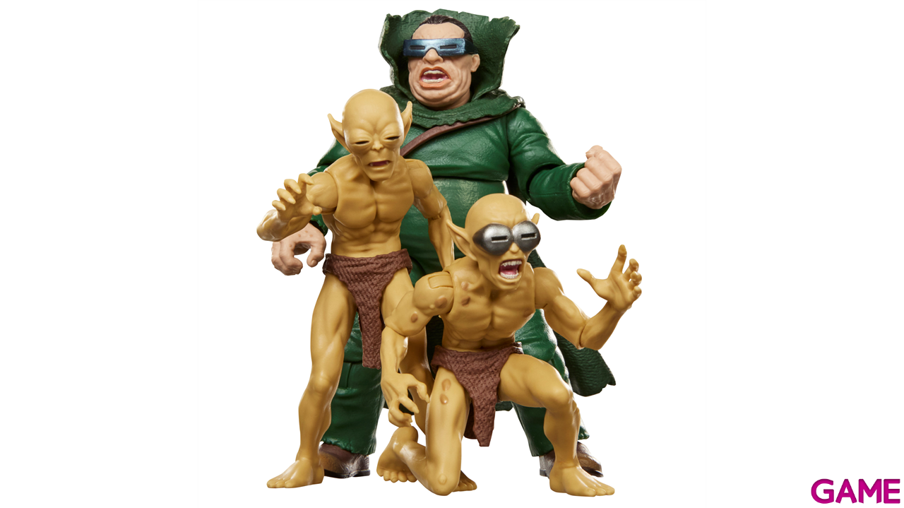 Pack de 3 figuras Mole Man & Moloids Marvel Legends Series Fantastic Four de 15 cm-9