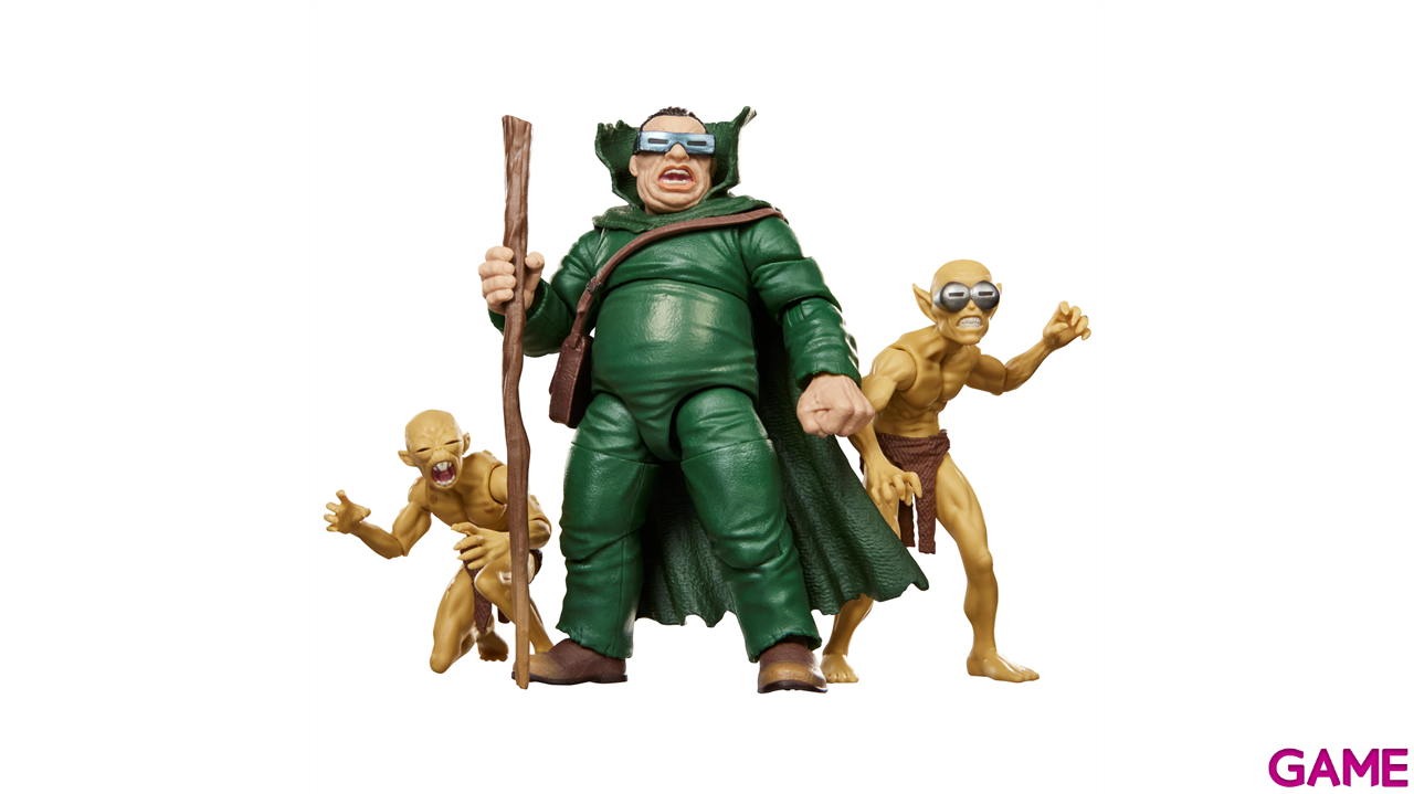 Pack de 3 figuras Mole Man & Moloids Marvel Legends Series Fantastic Four de 15 cm-6
