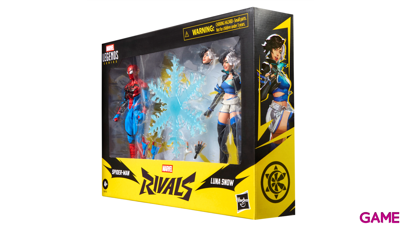 Pack de 2 figuras Marvel Rivals Spider Man & Luna Snow Marvel Legends Series de 15 cm-10