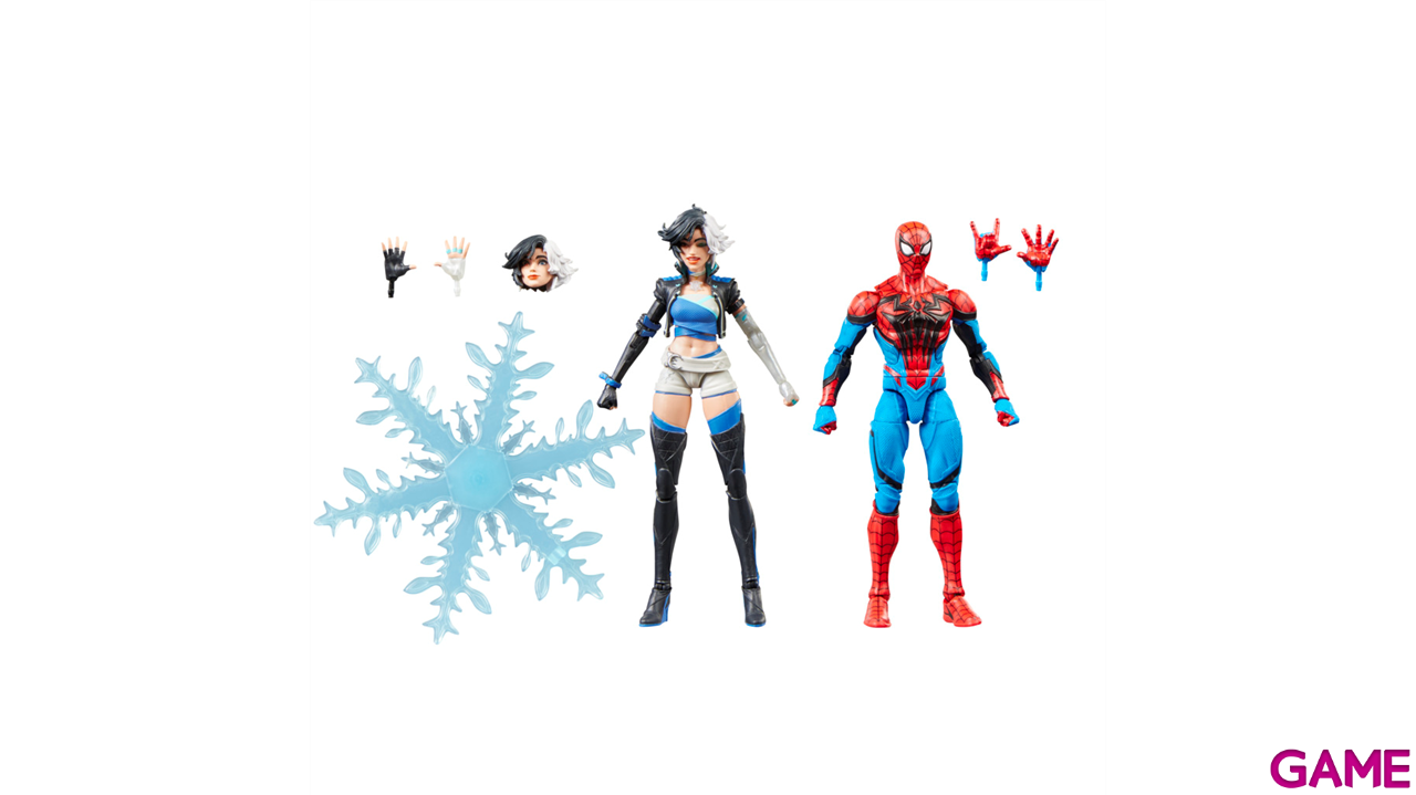 Pack de 2 figuras Marvel Rivals Spider Man & Luna Snow Marvel Legends Series de 15 cm-0