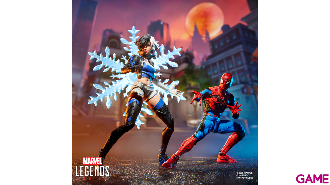 Pack de 2 figuras Marvel Rivals Spider Man & Luna Snow Marvel Legends Series de 15 cm-6